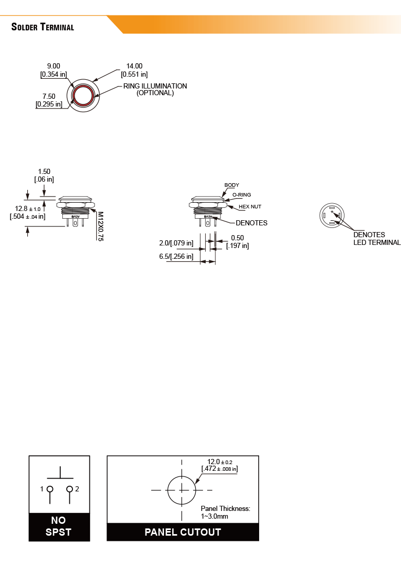 L12U Dimensions