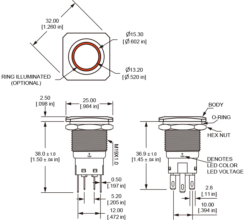 L19S Dimensions