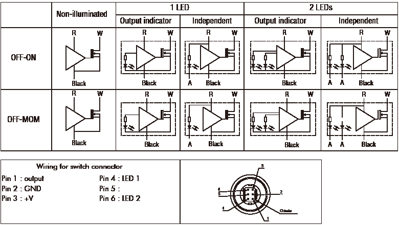 19mm capacitive switch wiring diagrams