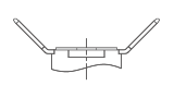 Thermostat terminal orientation 45 degree