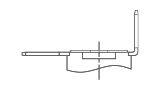 Thermostat terminal orientation L type