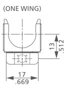 G type thermostat bracket