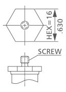 H type thermostat bracket
