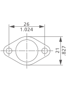 M type thermostat bracket