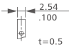 Thermostat terminal size type 4