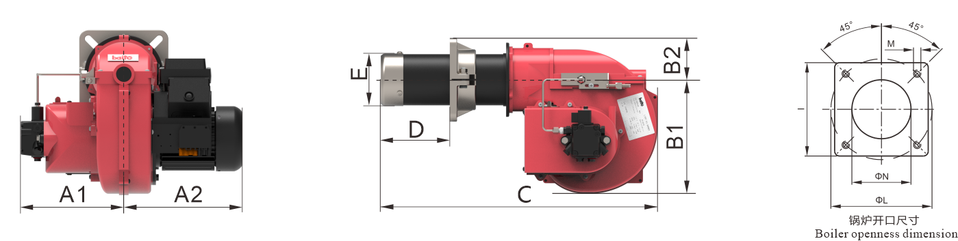 BT18-35L LR Series Dimension Drawing