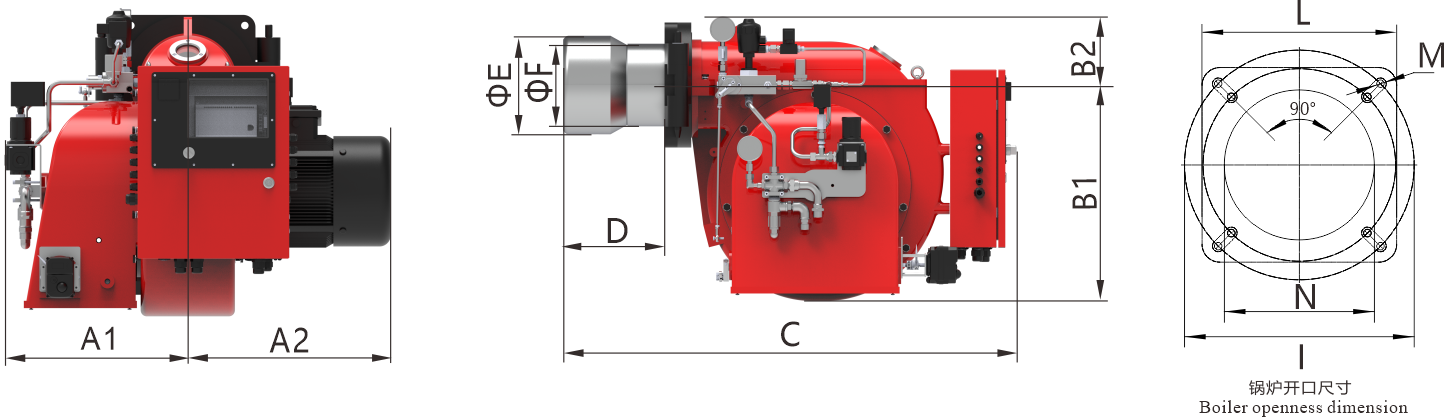 BT30-60HAE Series Dimension Drawing