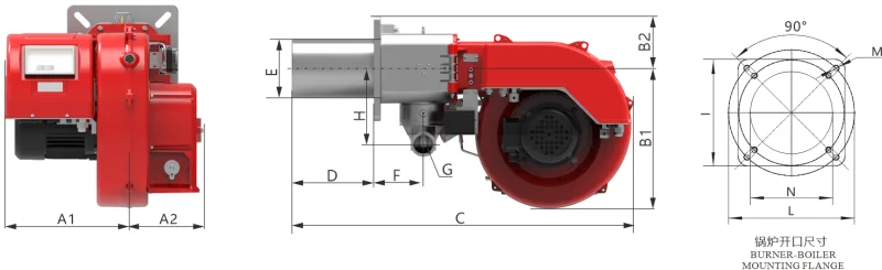 BTN85-150GC Series Dimension Drawing