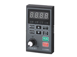 ZVF300 and ZVF300H inverter keypad front layout.