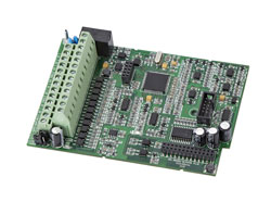 Inverter control board with terminal connections.