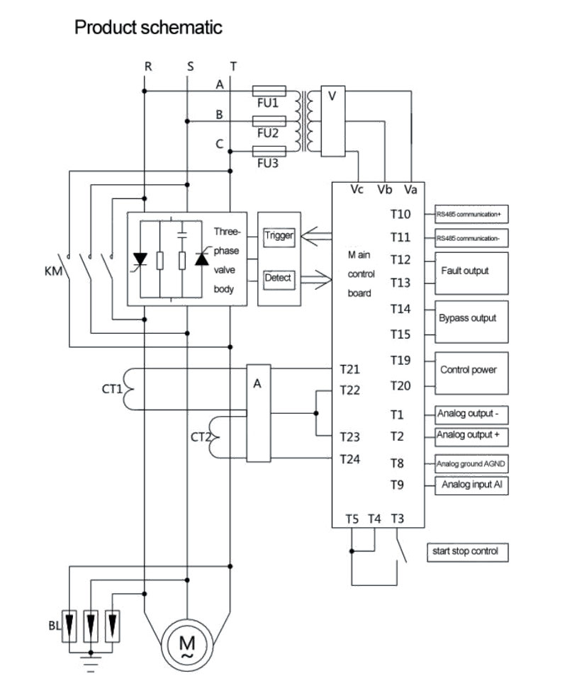 ZRMV high-voltage main-circuit and bypass schematic.