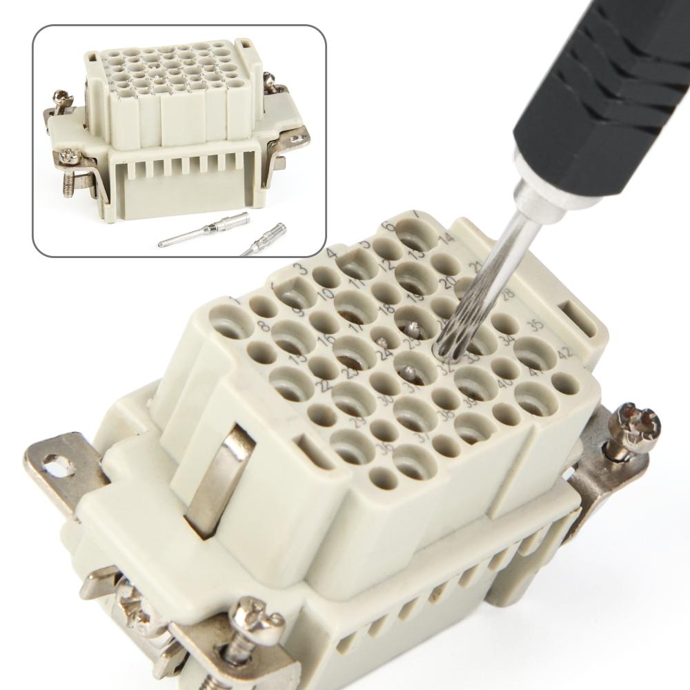 10A removal tool entering an HDD crimp contact insert