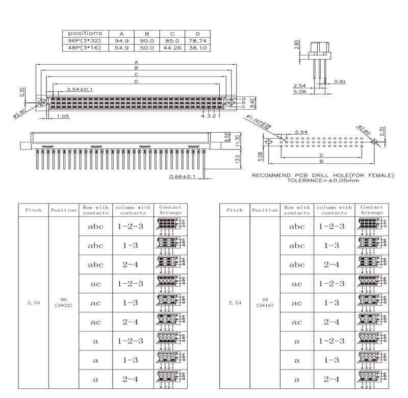 UD508C 13mm female press-fit dimensions