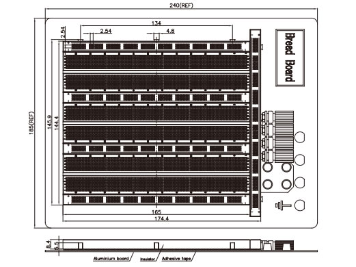 BB474M three matrices and transverse end strip