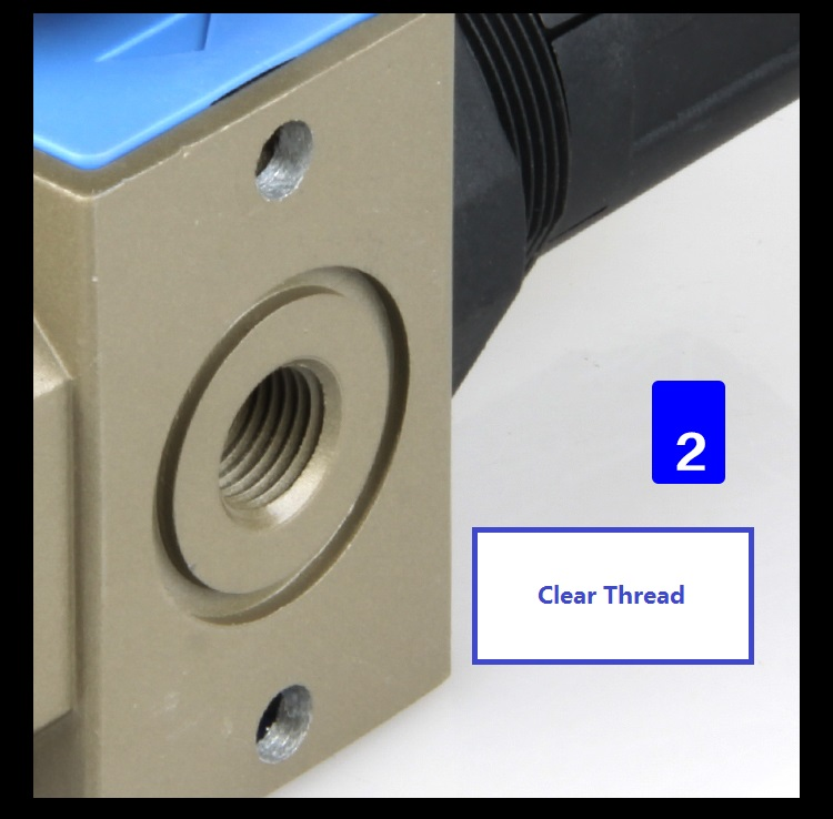 UR regulator side air port