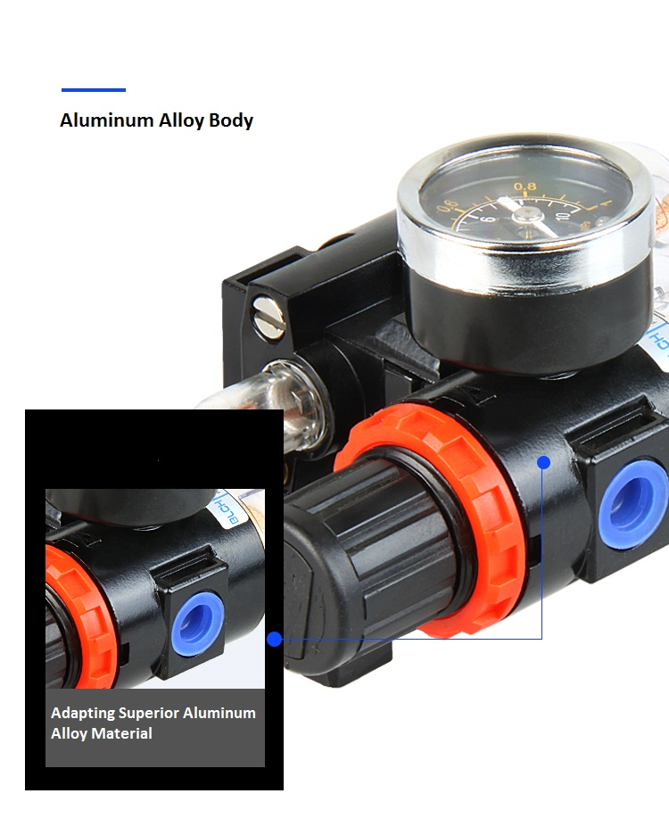 AFC aluminum alloy body and regulator adjustment
