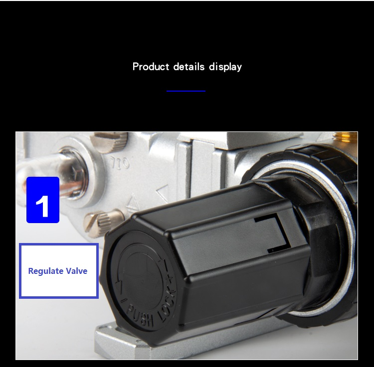 SFC filter-regulator adjustment knob