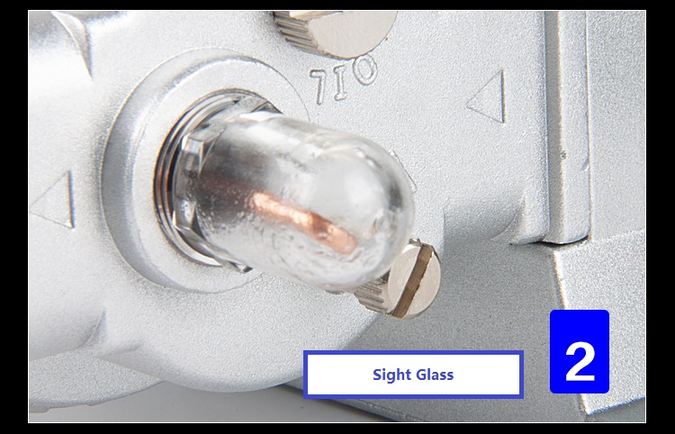 SFC lubricator sight glass