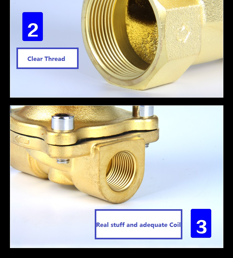 Brass valve threaded port and bolted cover details