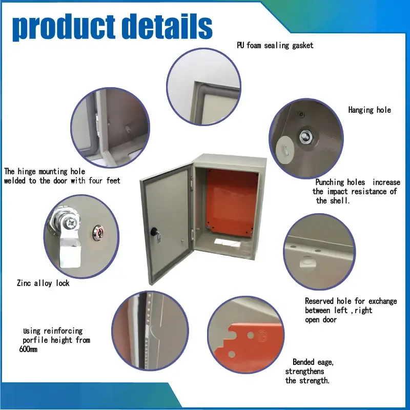 JXF gasket hinge lock and mounting plate details