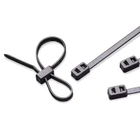 Black Double-Head Ties