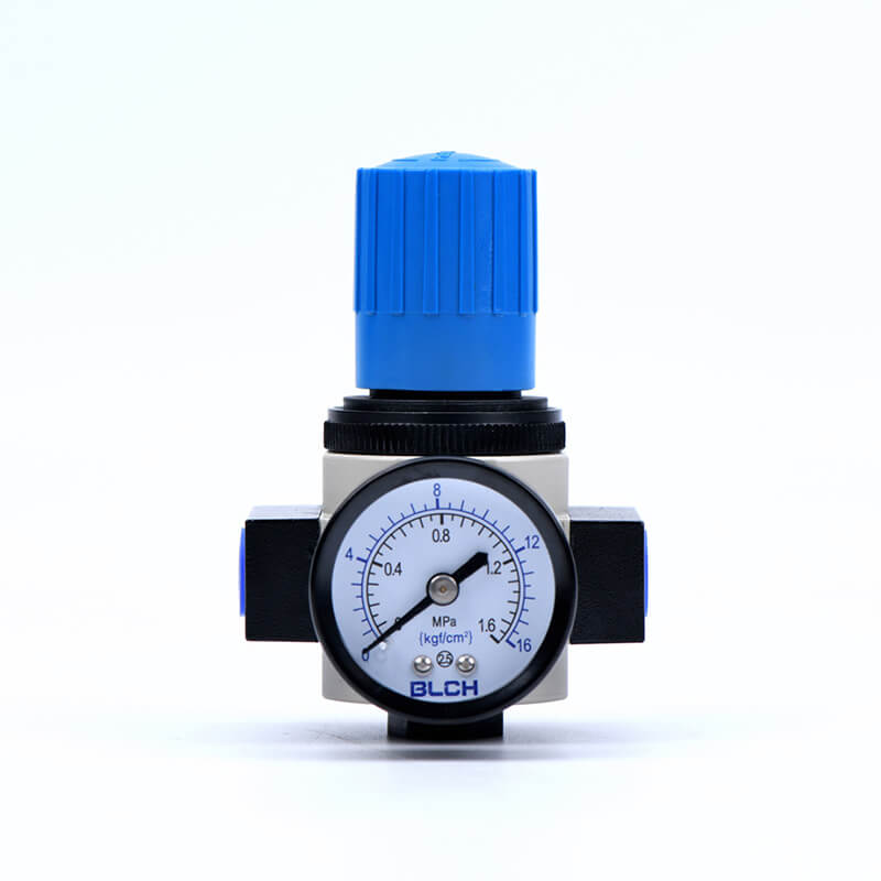 LR regulator front view with gauge