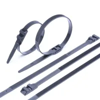 Outside-Serrated Straps and Double-Locking Heads