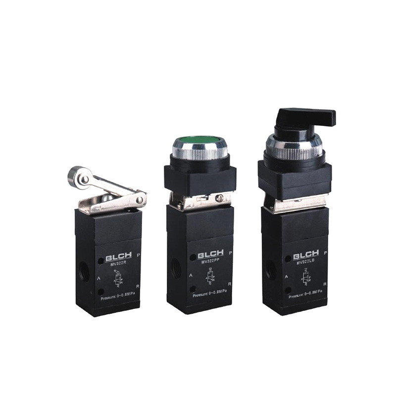 MV322 roller button and selector configurations