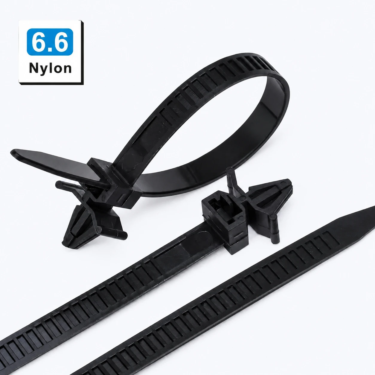 Releasable Push-Mount Tie