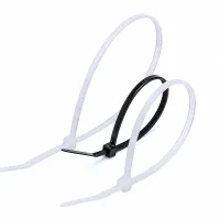 Black and Natural Self-Locking Ties
