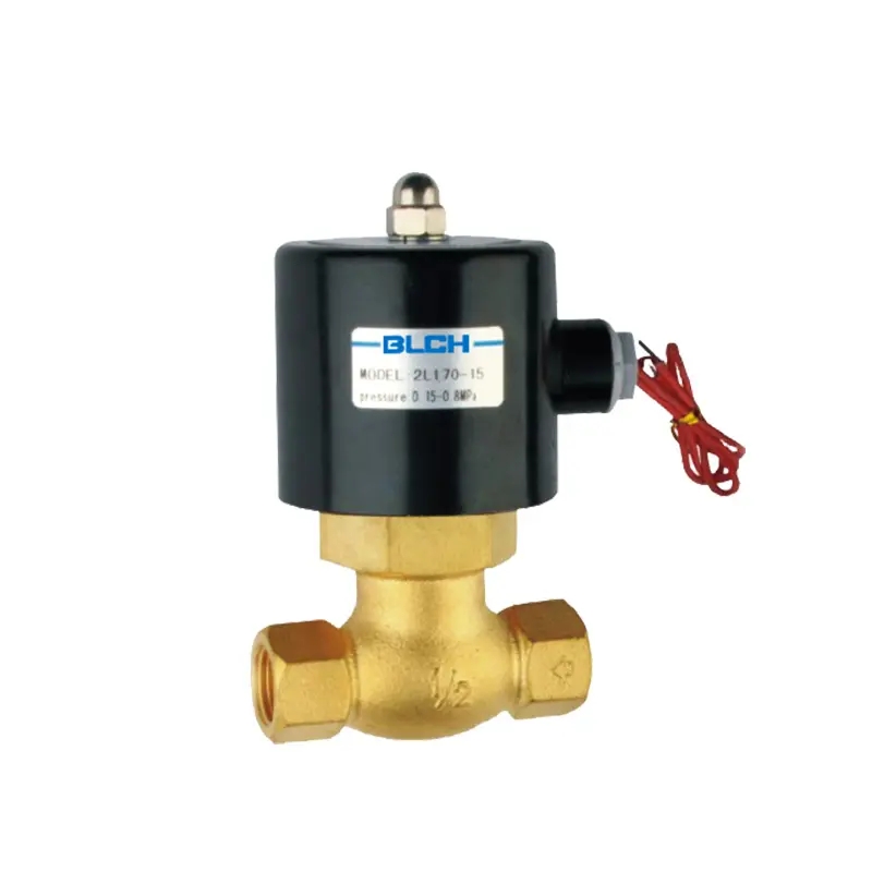 2L170-15 brass valve with lead-wire coil