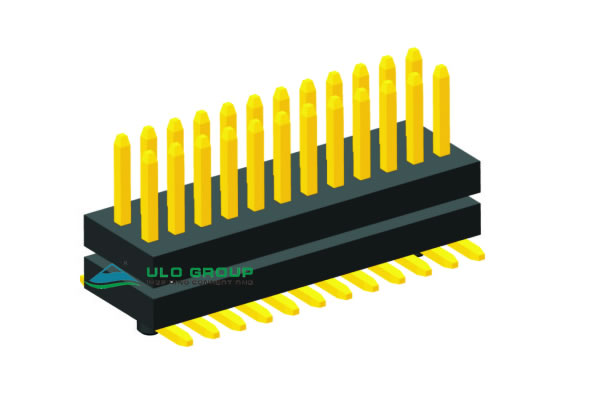 PH419ZC Dual Row SMT Spacer Header