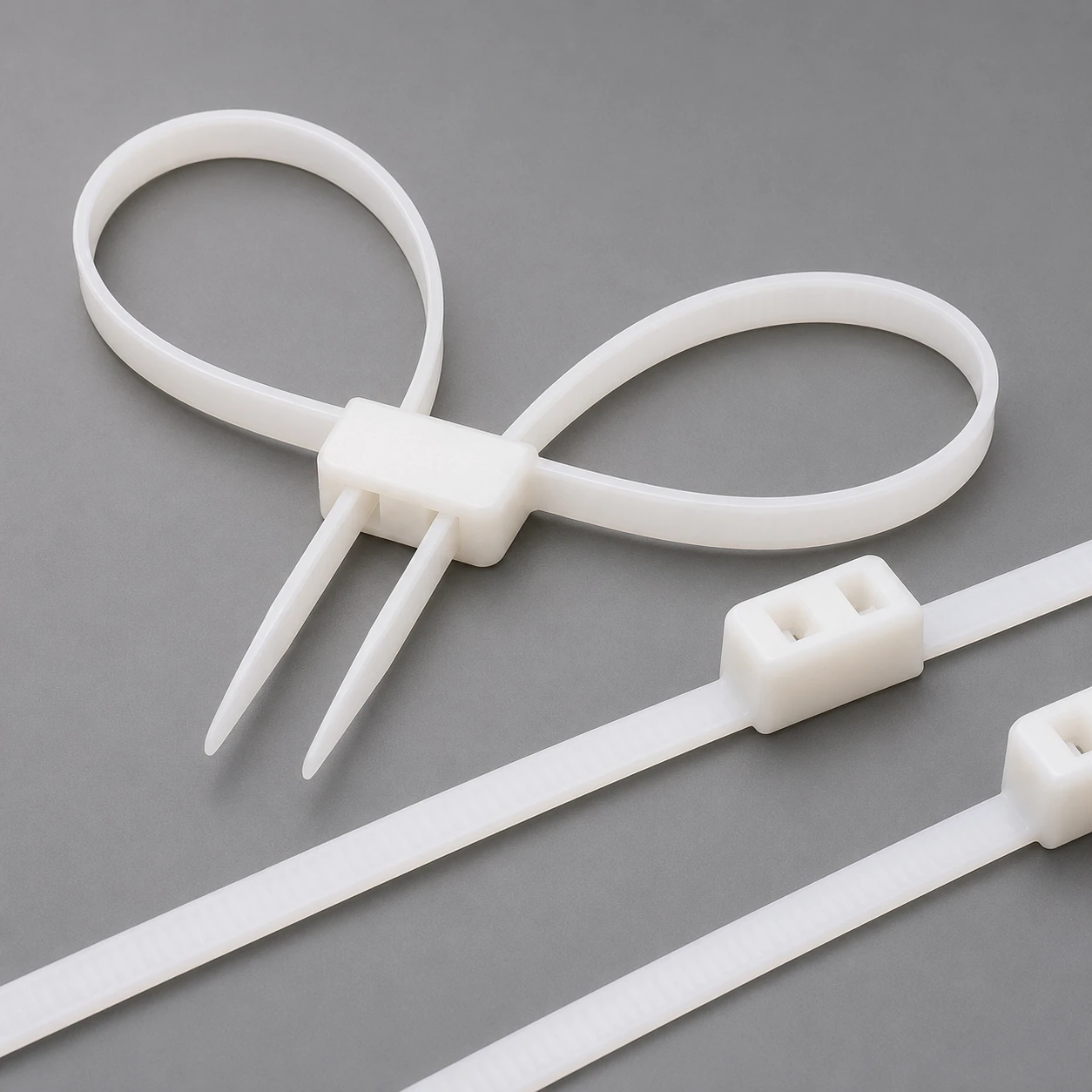 Natural Double-Loop Tie and Locking Head