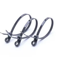 Black Screw-Mount Cable Ties