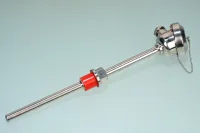 Integrated Temperature Probe with Head-Mounted Transmitter
