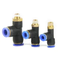 PD male run tee fittings in three sizes