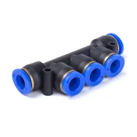 PKG five-way push-in tube fitting