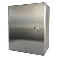 Stainless Hinged Enclosure Closed View