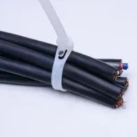 Natural Releasable Tie on a Cable Bundle