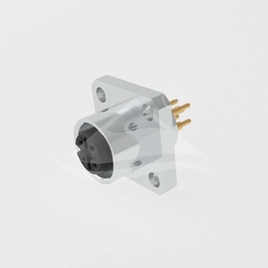 M12 Flange Female Receptacle