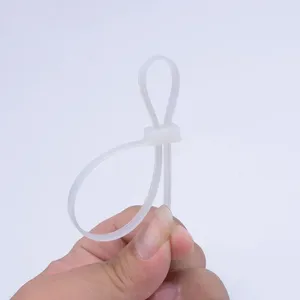 Natural Double-Head Tie with Two Loops