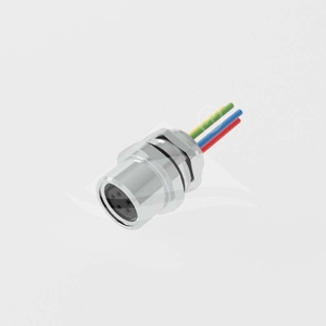 M8 Front Female Wire Lead Receptacle