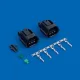 C4101 4.1 mm 3-Position Automotive Connector Housing