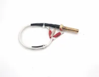 Threaded Three-Wire Platinum RTD with Crimp Terminals
