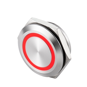 Ultra Short Anti-Vandal Switch (Red Illumination)