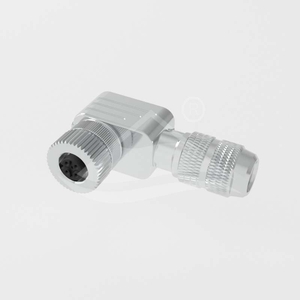 M12 Shielded Angled Female Connector