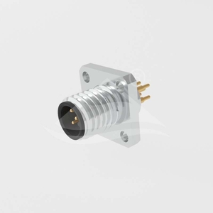 M12 Flange Male Receptacle