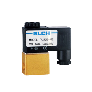 PU220-02 compact brass valve configuration