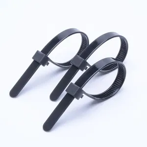 Black Releasable Ties in Closed Loops