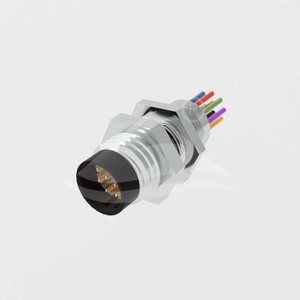 M8 Front Male Wire Lead Receptacle